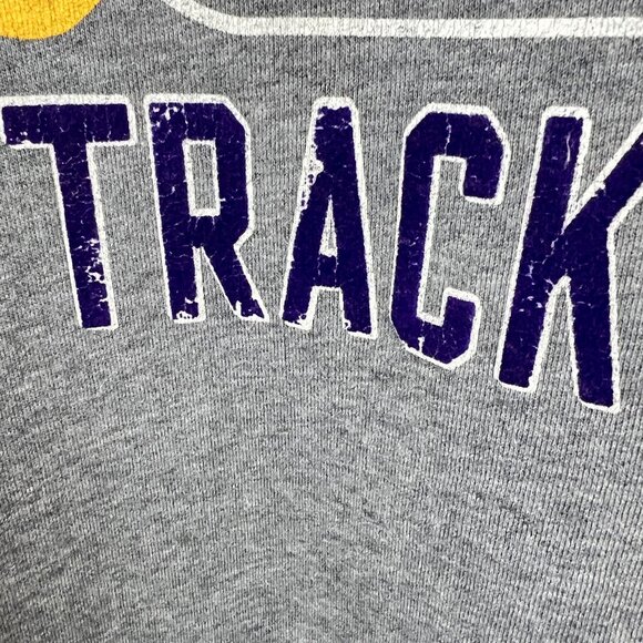 Vtg Abercrombie Fitch Hoodie Men’s XL Spell Out Pullover Gray 90s Y2K Sweatshirt - Picture 10 of 11